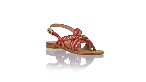 Tiwi 20mm Flat - Red & Gold