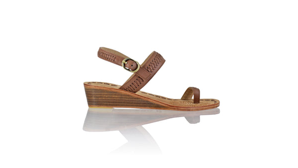 Leather-shoes-Sigi 35mm Wedge - Dark Brown-sandals wedges-NILUH DJELANTIK-NILUH DJELANTIK