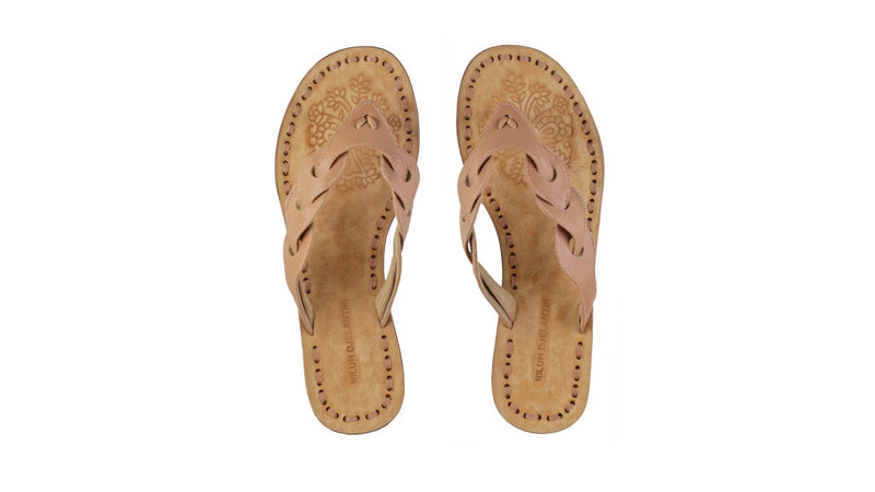 Leather-shoes-Jhonny Thong 35mm Wedges - Moccacino-sandals flat-NILUH DJELANTIK-NILUH DJELANTIK