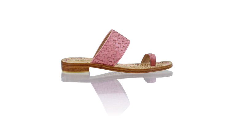 Arini Woven 20mm Flat - Pink