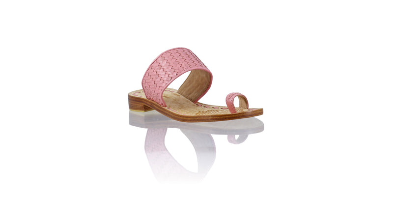 Arini Woven 20mm Flat - Soft Pink