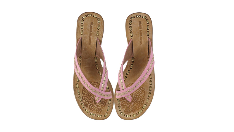Louis 20mm Flat  - Pink & Gold