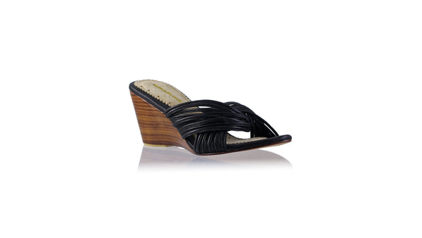 Twist 80mm Wedges - Black
