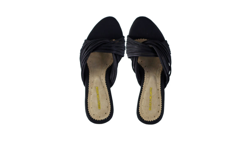 Twist 80mm Wedges - Black