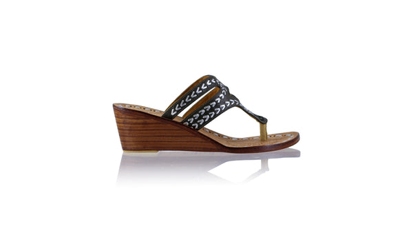 Arrah 50mm Wedge - Black & Silver