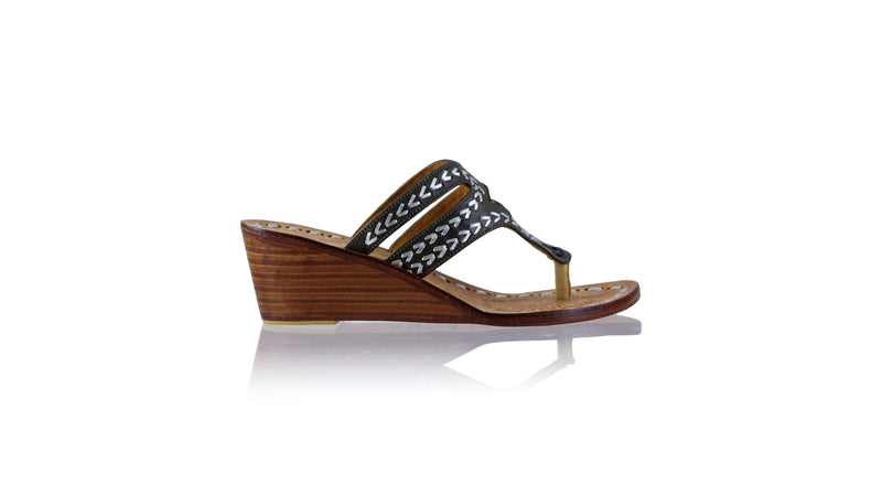 Arrah 50mm Wedge - Black & Silver