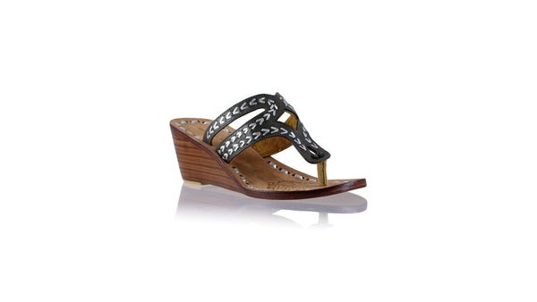 Arrah 50mm Wedge - Black & Silver
