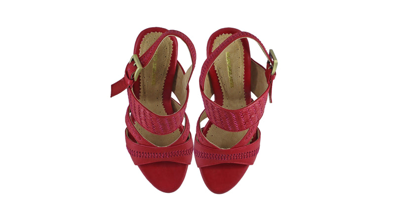 Happy 80mm Wedges  - Red