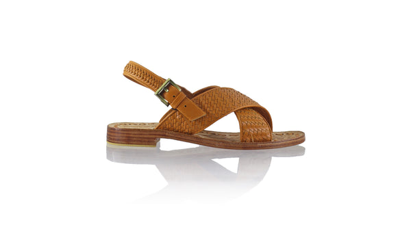 Petra with Strap 20mm Flat - Camel