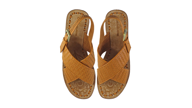 Petra with Strap 20mm Flat - Camel