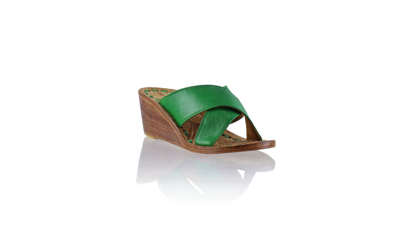Ines 50mm Wedge - Forest Green