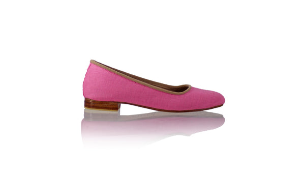 Kate 20mm Ballet - Soft Pink Linen