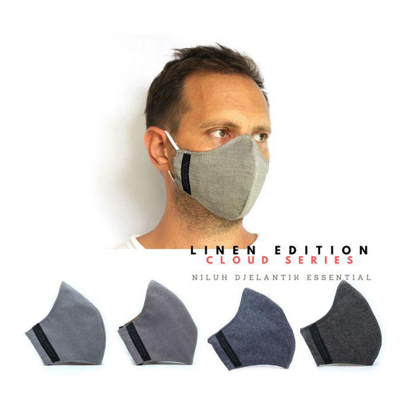 Leather-shoes-Linen 3 PLY cotton mask Set Mixed Color-Accessories-NILUH DJELANTIK-NILUH DJELANTIK