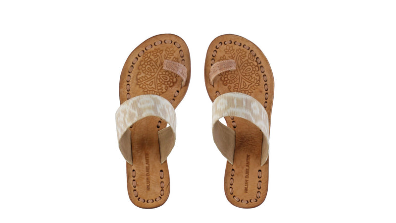 Leather-shoes-Arini 35mm Wedge - Mocha & Mocha Alam Tenun-sandals Wedge-NILUH DJELANTIK-NILUH DJELANTIK