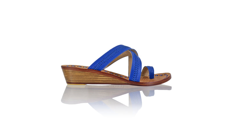 Leather-shoes-Batu 35mm Wedges - Blue-sandals wedges-NILUH DJELANTIK-NILUH DJELANTIK