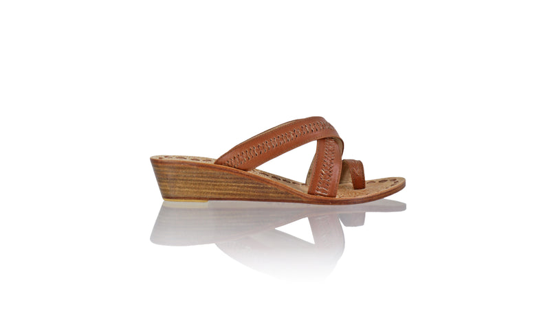 Leather-shoes-Batu 35mm Wedges - Brown-sandals wedges-NILUH DJELANTIK-NILUH DJELANTIK