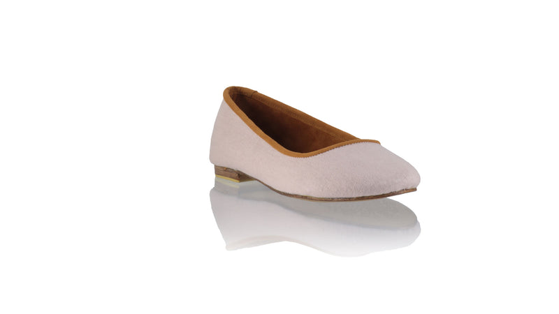 Leather-shoes-Brigitte 20mm Ballet - Soft Pink Linen-flats ballet-NILUH DJELANTIK-NILUH DJELANTIK