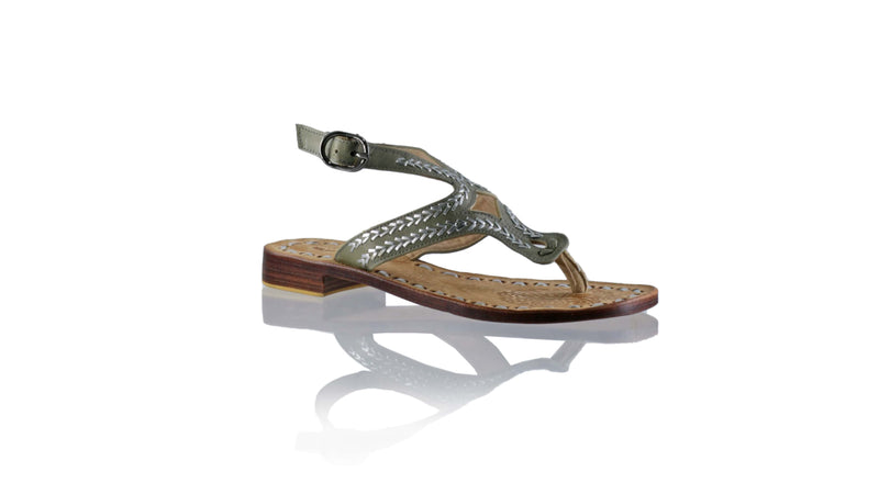 Agra 20mm Flats Grey Silver