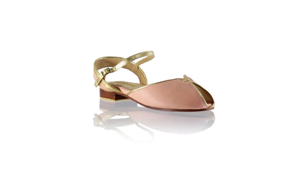 Agnes 20mm Flat - Soft Pink & Gold