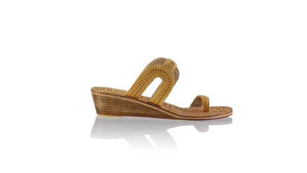 Andy 35mm Wedges - Biscuit