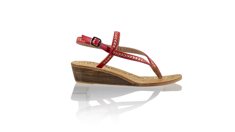 Papua 35mm Wedges - Red & Gold