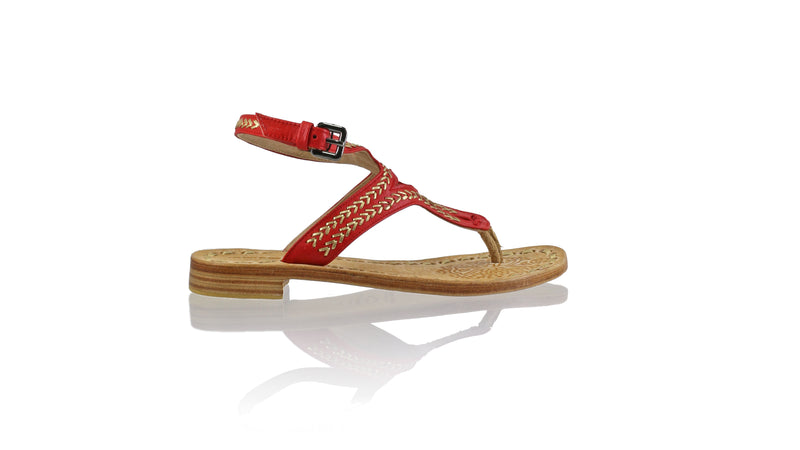 Agra 20mm Flats - Red & Gold