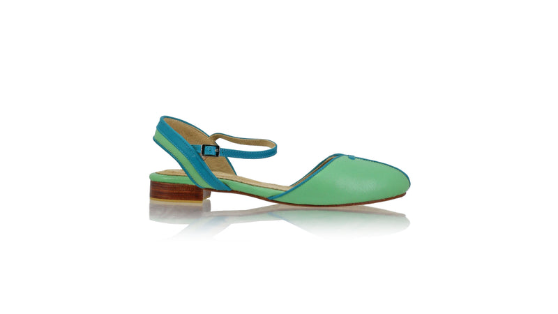 Agnes 20mm Flat - Tosca & Turquoise