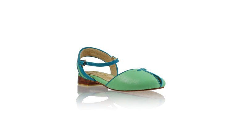 Agnes 20mm Flat - Tosca & Turquoise