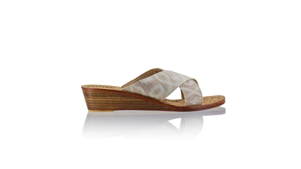 Leather-shoes-Ines Wedge 35mm - Mocha Alam Tenun-sandals Wedge-NILUH DJELANTIK-NILUH DJELANTIK