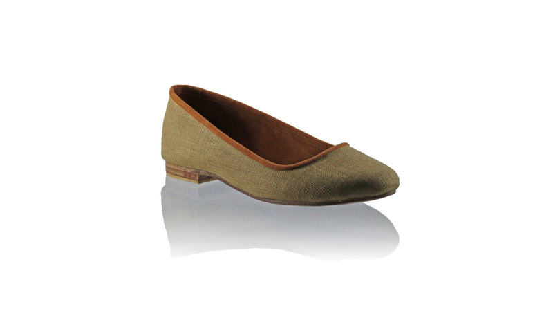 Leather-shoes-Kate 20mm Ballet - Brown Jute-flats ballet-NILUH DJELANTIK-NILUH DJELANTIK