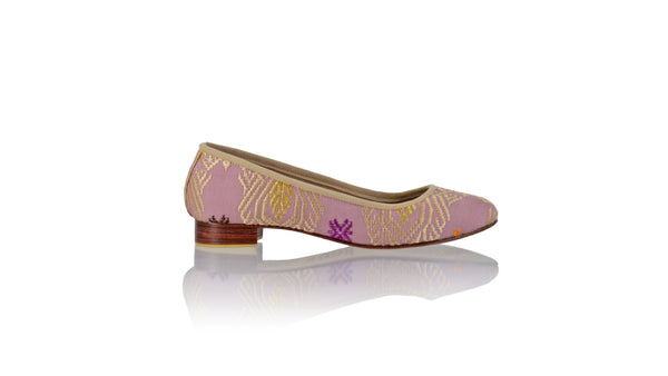 Leather-shoes-Kate 20mm Ballet - Lavender Songket-flats ballet-NILUH DJELANTIK-NILUH DJELANTIK