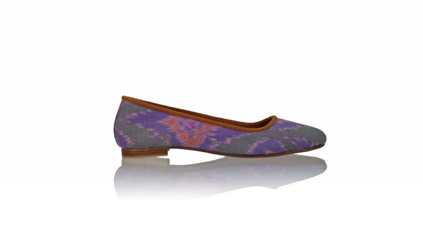 Leather-shoes-Kate 20mm Ballet - Purple Flower Endek MA-flats ballet-NILUH DJELANTIK-NILUH DJELANTIK