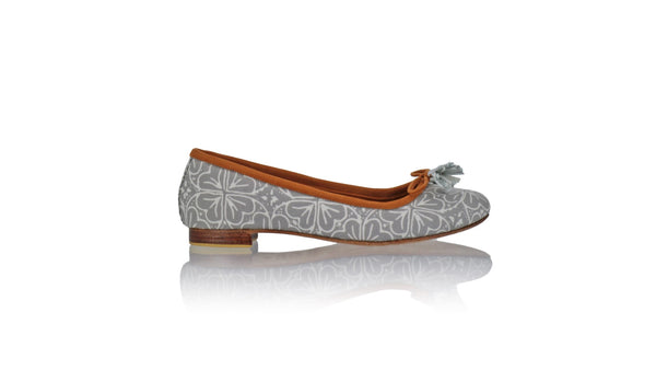 Leather-shoes-Noemi 20mm Ballet - Grey Batik Flower-flats ballet-NILUH DJELANTIK-NILUH DJELANTIK
