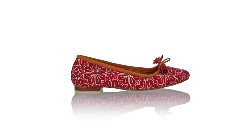 Leather-shoes-Noemi 20mm Ballet - Red Batik Flower-flats ballet-NILUH DJELANTIK-NILUH DJELANTIK