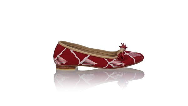 Leather-shoes-Noemi 20mm Ballet - Red Batik Kerang-flats ballet-NILUH DJELANTIK-NILUH DJELANTIK