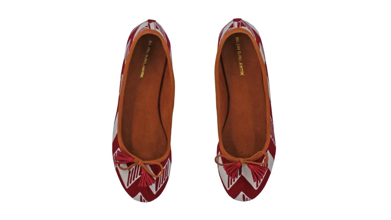 Leather-shoes-Noemi 20mm Ballet - Red Batik Rang Rang-flats ballet-NILUH DJELANTIK-NILUH DJELANTIK