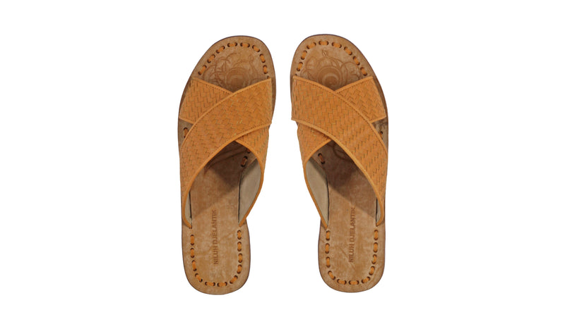 Leather-shoes-Petra No Strap 20mm Flat - Camel-NILUH DJELANTIK-NILUH DJELANTIK