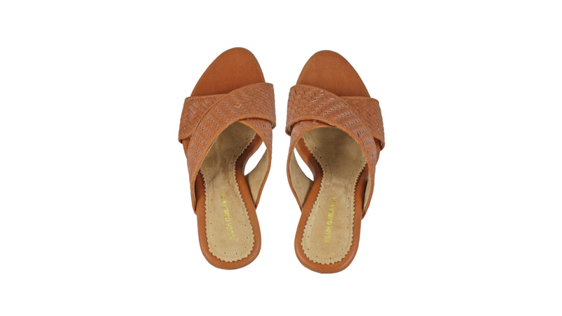 Leather-shoes-Petra No Strap 80mm Wedge - Brown-sandals wedges-NILUH DJELANTIK-NILUH DJELANTIK