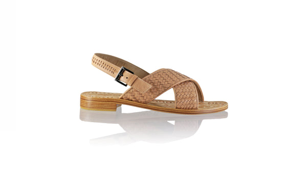 Petra with Strap 20mm Flat - Nude