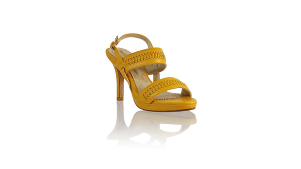 Leather-shoes-Sahara 90MM SH-01 PF - Yellow-sandals higheel-NILUH DJELANTIK-NILUH DJELANTIK