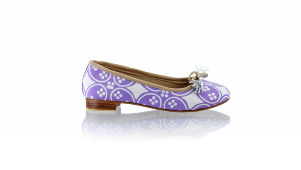 Leather-shoes-Sasha 20mm Ballet - Purple Batik Motif Ceplokan-flats ballet-NILUH DJELANTIK-NILUH DJELANTIK