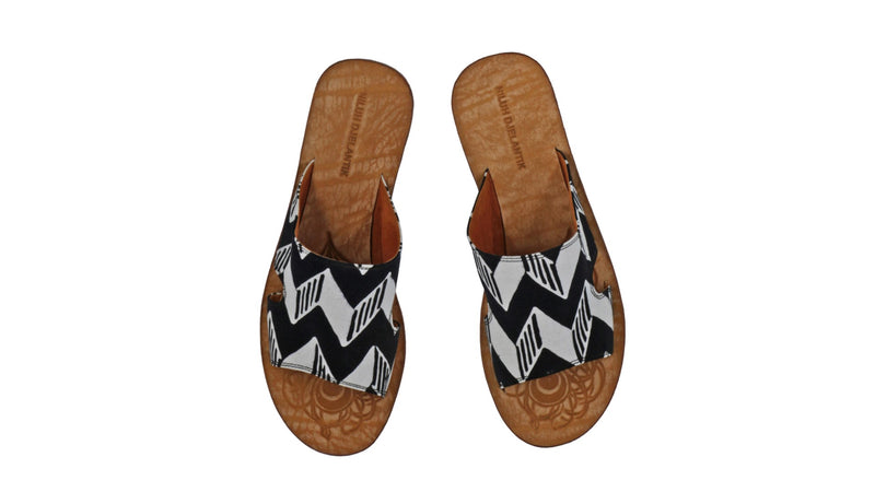 Leather-shoes-Vira 20mm Flat - Black Batik Rangrang-sandals flat-NILUH DJELANTIK-NILUH DJELANTIK