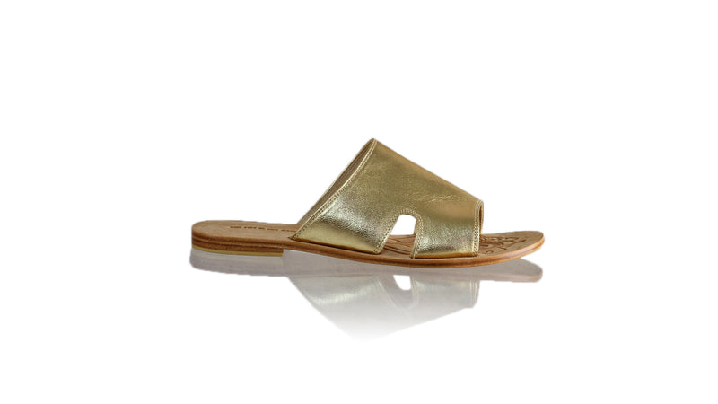 Leather-shoes-Vira 20mm Flat - Gold-sandals flat-NILUH DJELANTIK-NILUH DJELANTIK