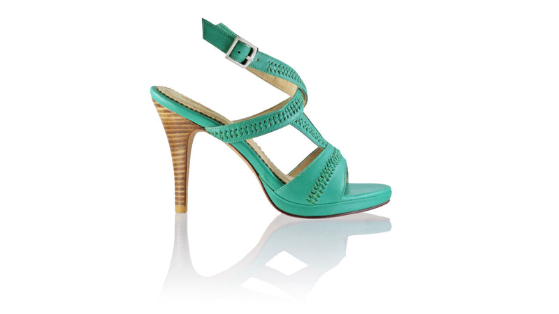 Leather-shoes-Peru 115mm SH PF - Emerald-sandals higheel-NILUH DJELANTIK-NILUH DJELANTIK