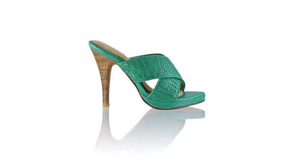 Leather-shoes-Petra Pf 115mm SH - Emerald-sandals higheel-NILUH DJELANTIK-NILUH DJELANTIK