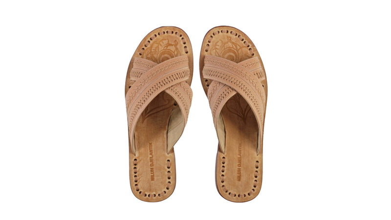 Leather-shoes-Paramita 20mm Flat - Mocca-sandals flat-NILUH DJELANTIK-NILUH DJELANTIK