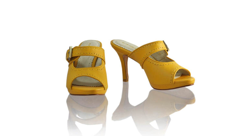 Leather-shoes-Alex 90mm SH-01 PF - Yellow-sandals higheel-NILUH DJELANTIK-NILUH DJELANTIK