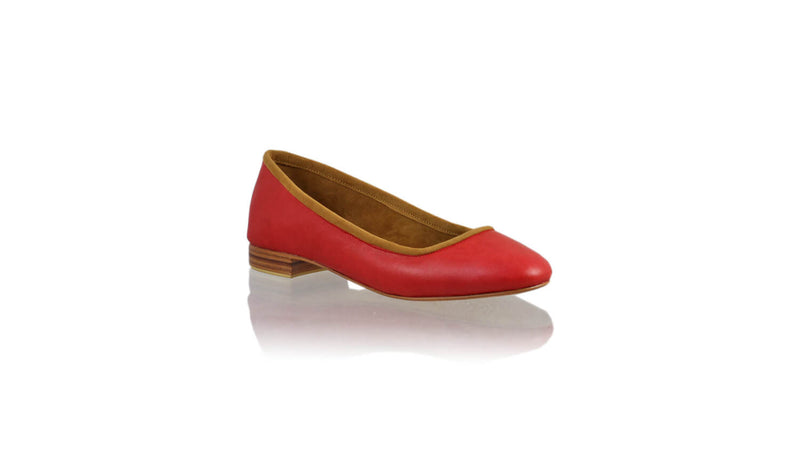 Leather-shoes-Kate 20mm Ballet - Red-flats ballet-NILUH DJELANTIK-NILUH DJELANTIK