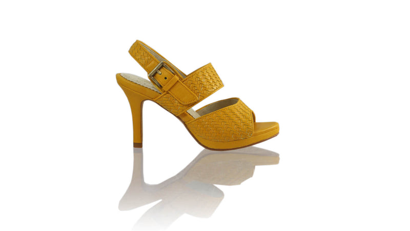 Leather-shoes-Danny PF 90MM SH-01 - Yellow-sandals higheel-NILUH DJELANTIK-NILUH DJELANTIK